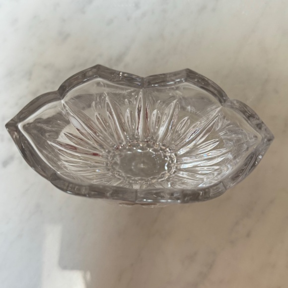 Vintage (1990-1994) Gorham "Lotus Collection" Pocket Crystal Vase West Germany - Picture 7 of 13